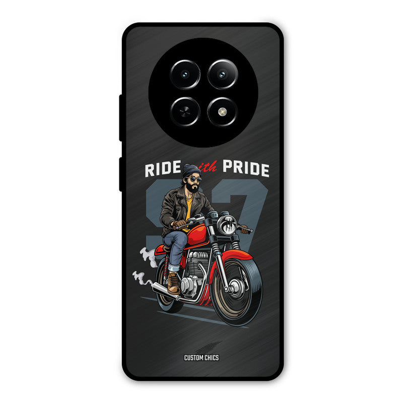 Ride With Pride Realme Narzo N65 Mobile Back Cover - Car&Bike PrintShield Case