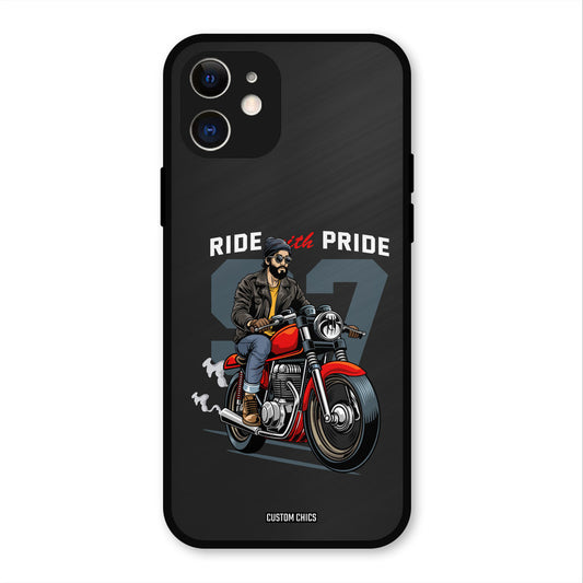 Ride With Pride iPhone 12 Mobile Back Cover - Car&Bike PrintShield Case