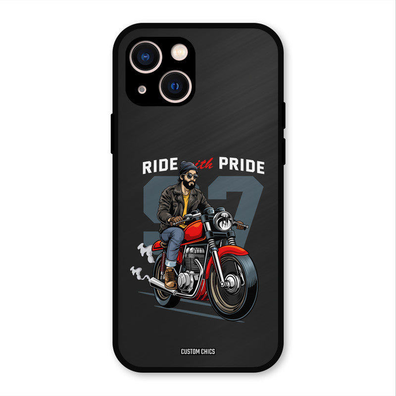 Ride With Pride iPhone 13 Mobile Back Cover - Car&Bike PrintShield Case