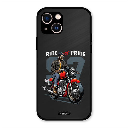Ride With Pride iPhone 13 Mobile Back Cover - Car&Bike PrintShield Case