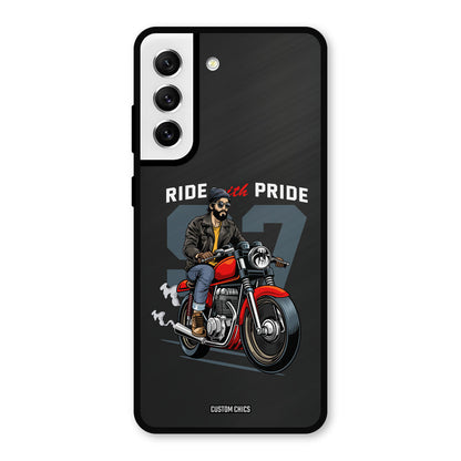 Ride With Pride Samsung Galaxy S21 FE 5G (2023) Mobile Back Cover - Car&Bike PrintShield Case