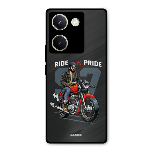 Ride With Pride Vivo Y200 Pro Mobile Back Cover - Car&Bike PrintShield Case