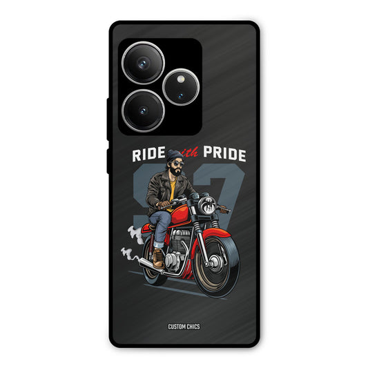 Ride With Pride Realme GT 6 Mobile Back Cover - Car&Bike PrintShield Case