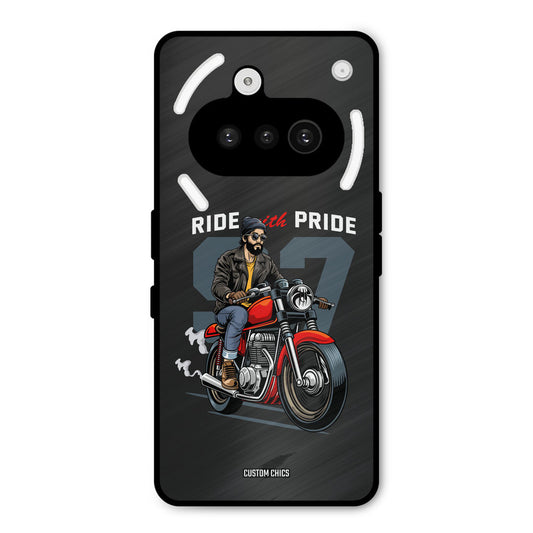 Ride With Pride Nothing Phone 3A Mobile Back Cover - Car&Bike PrintShield Case