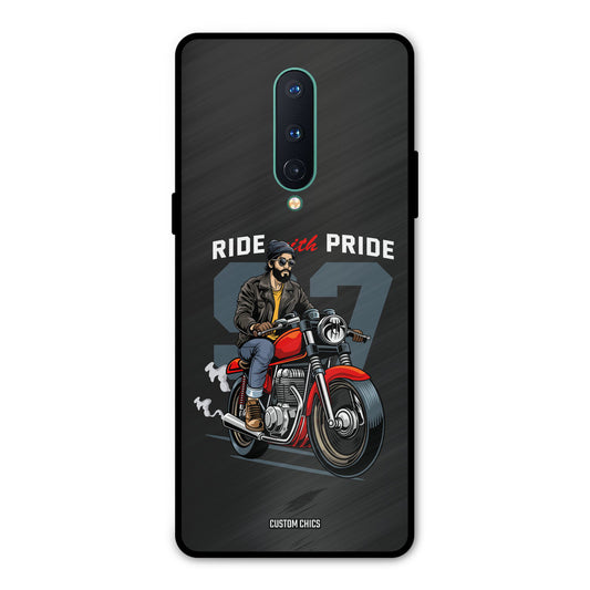 Ride With Pride Oneplus 8 Mobile Back Cover - Car&Bike PrintShield Case