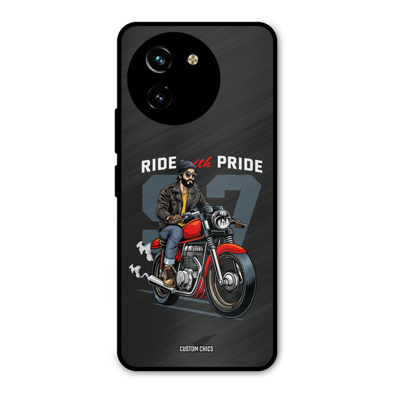 Ride With Pride Vivo Y200i Mobile Back Cover - Car&Bike PrintShield Case