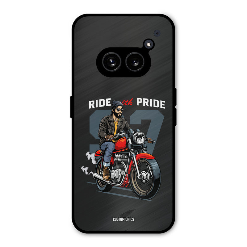 Ride With Pride Nothing Phone 2a Mobile Back Cover - Car&Bike PrintShield Case