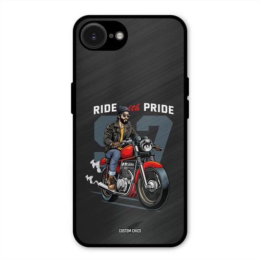 Ride With Pride iPhone 16e Mobile Back Cover - Car&Bike PrintShield Case
