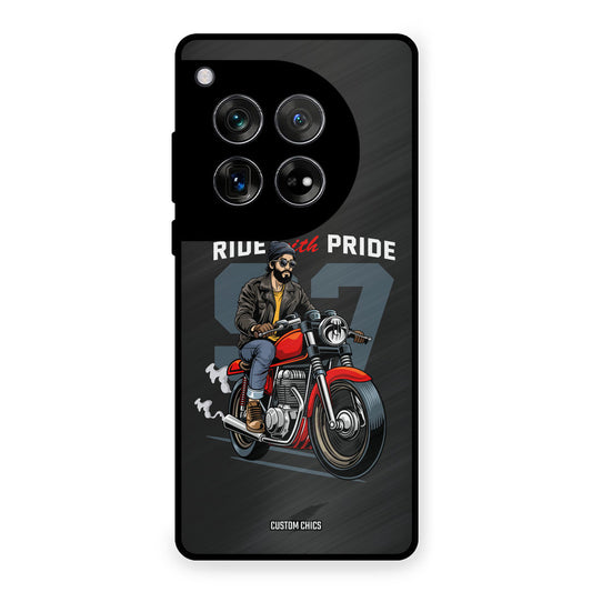Ride With Pride OnePlus 12 Mobile Back Cover - Car&Bike PrintShield Case