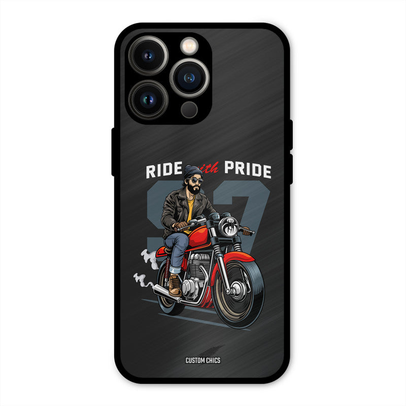 Ride With Pride iPhone 13 Pro Mobile Back Cover - Car&Bike PrintShield Case