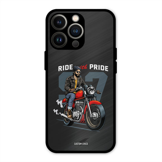 Ride With Pride iPhone 13 Pro Mobile Back Cover - Car&Bike PrintShield Case