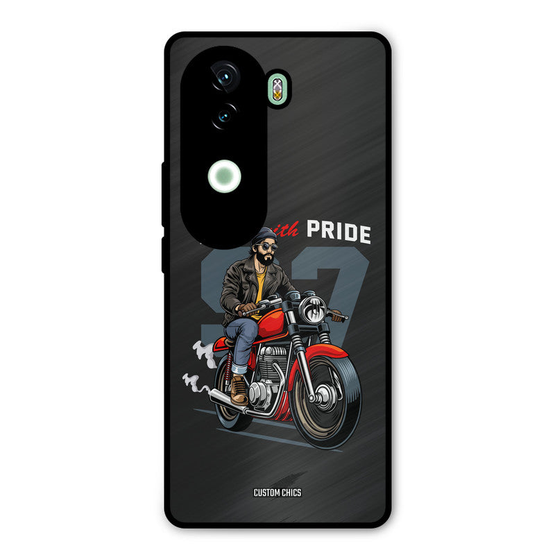 Ride With Pride iQOO Z9s Mobile Back Cover - Car&Bike PrintShield Case