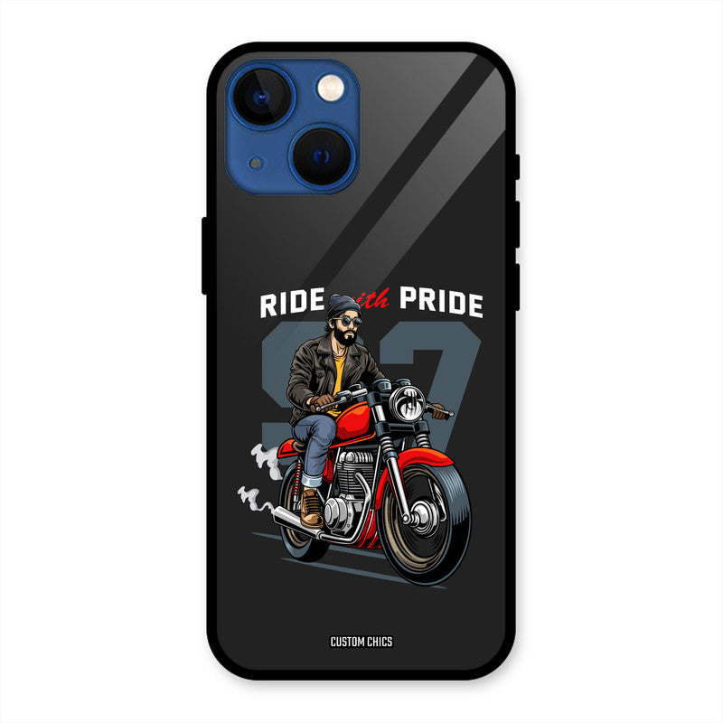 Ride With Pride iPhone 13 Mini Mobile Back Cover - Car&Bike PrintShield Case