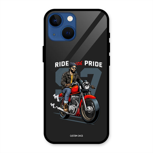 Ride With Pride iPhone 13 Mini Mobile Back Cover - Car&Bike PrintShield Case
