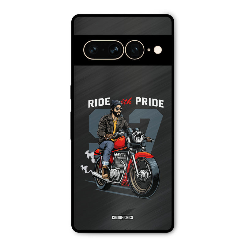 Ride With Pride Google Pixel 7 Pro Mobile Back Cover - Car&Bike PrintShield Case