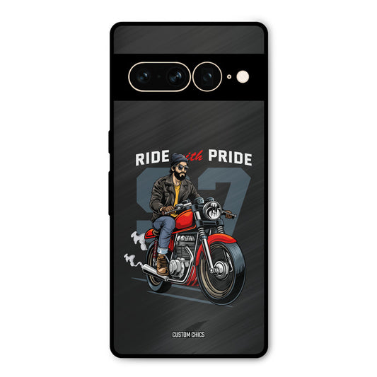Ride With Pride Google Pixel 7 Pro Mobile Back Cover - Car&Bike PrintShield Case