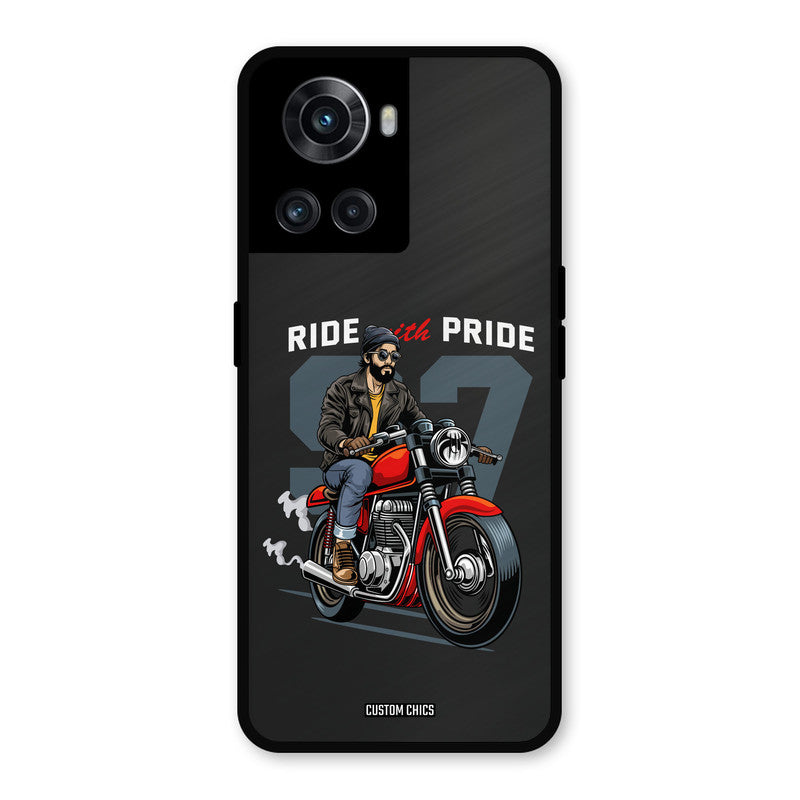 Ride With Pride OnePlus 10R Mobile Back Cover - Car&Bike PrintShield Case
