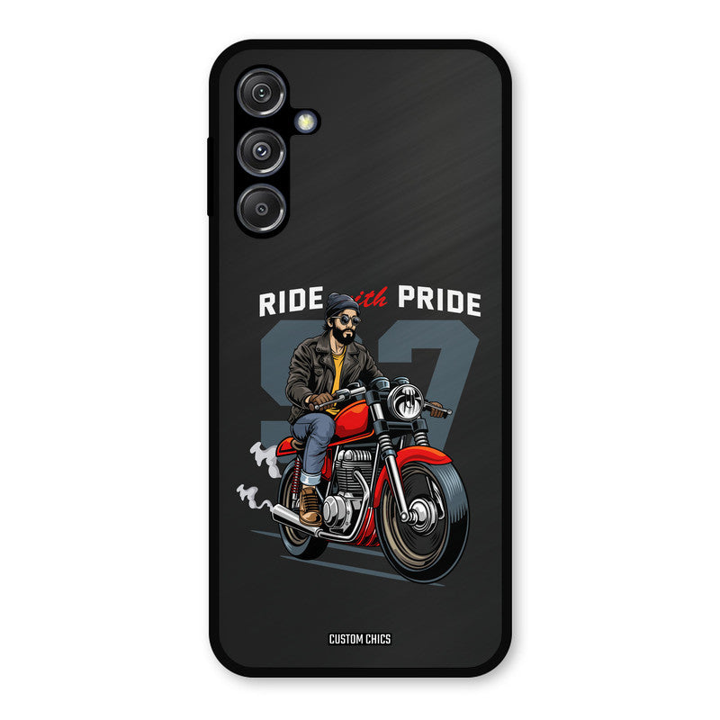 Ride With Pride Samsung Galaxy M34 5G Mobile Back Cover - Car&Bike PrintShield Case
