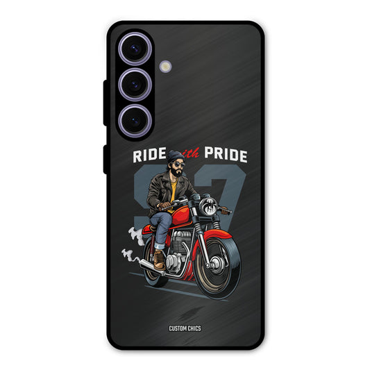 Ride With Pride Samsung Galaxy S24 Mobile Back Cover - Car&Bike PrintShield Case