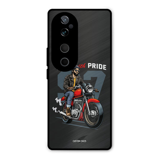 Ride With Pride Vivo V40 Mobile Back Cover - Car&Bike PrintShield Case