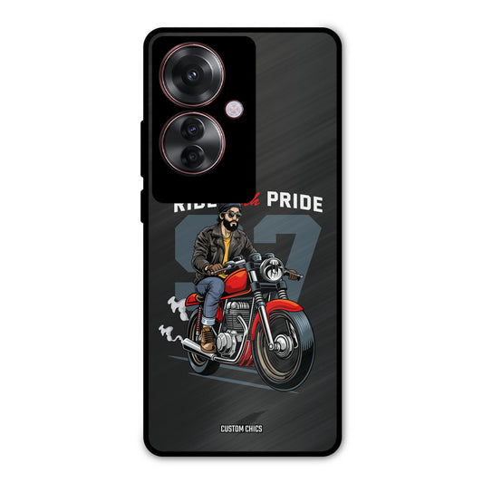 Ride With Pride Oppo F25 Pro Mobile Back Cover - Car&Bike PrintShield Case