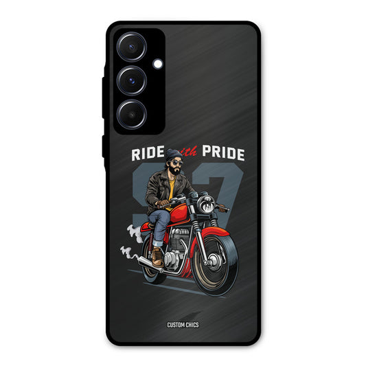 Ride With Pride Samsung Galaxy A55 5G Mobile Back Cover - Car&Bike PrintShield Case