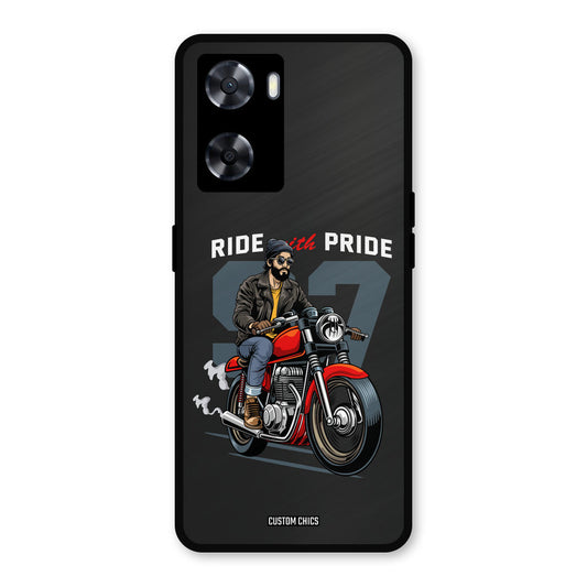 Ride With Pride Oppo A57 2022 Mobile Back Cover - Car&Bike PrintShield Case