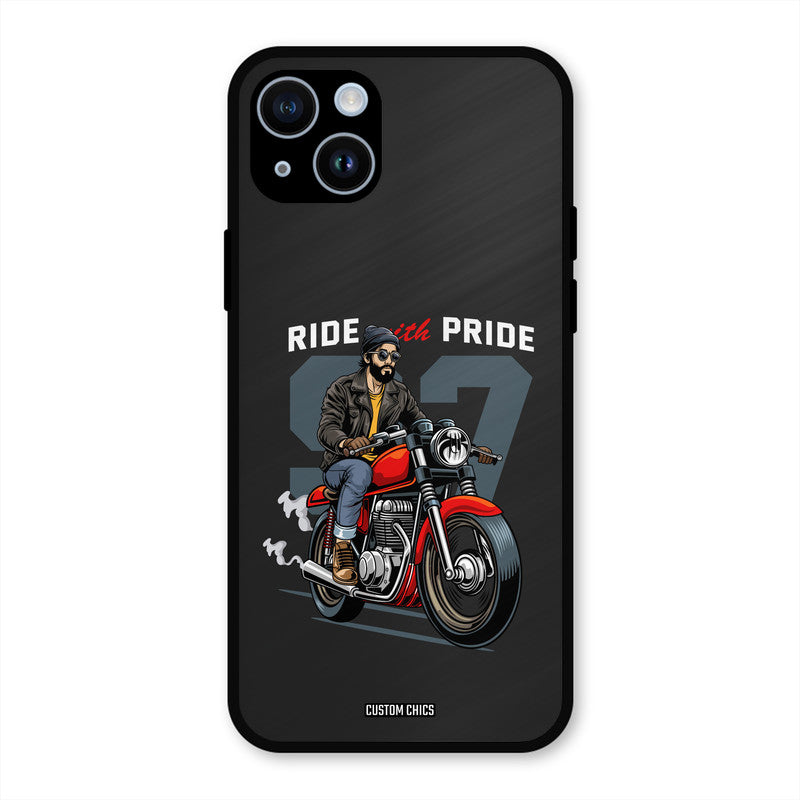 Ride With Pride iPhone 14 Mobile Back Cover - Car&Bike PrintShield Case