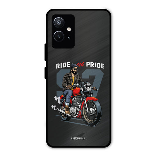 Ride With Pride Vivo Y75 5G Mobile Back Cover - Car&Bike PrintShield Case