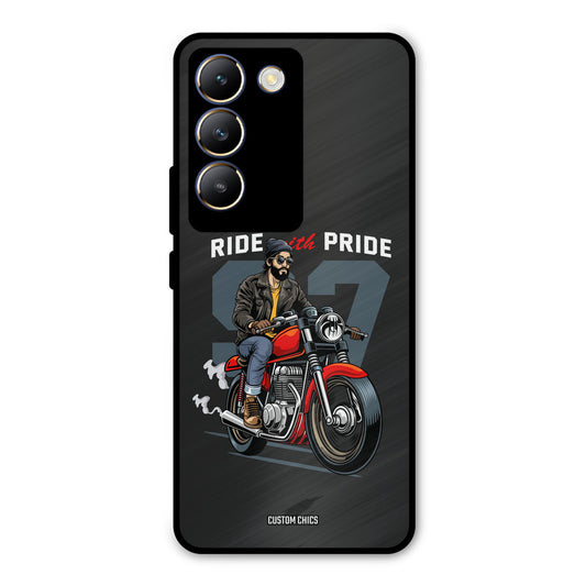 Ride With Pride Vivo Y200e Mobile Back Cover - Car&Bike PrintShield Case