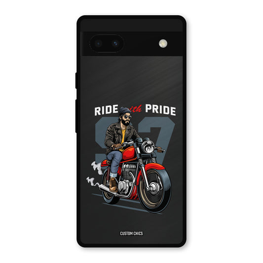 Ride With Pride Google Pixel 6a Mobile Back Cover - Car&Bike PrintShield Case