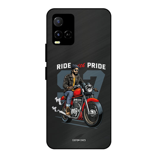 Ride With Pride Vivo Y33s Mobile Back Cover - Car&Bike PrintShield Case