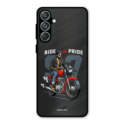 Ride With Pride Samsung Galaxy M55 5G Mobile Back Cover - Car&Bike PrintShield Case