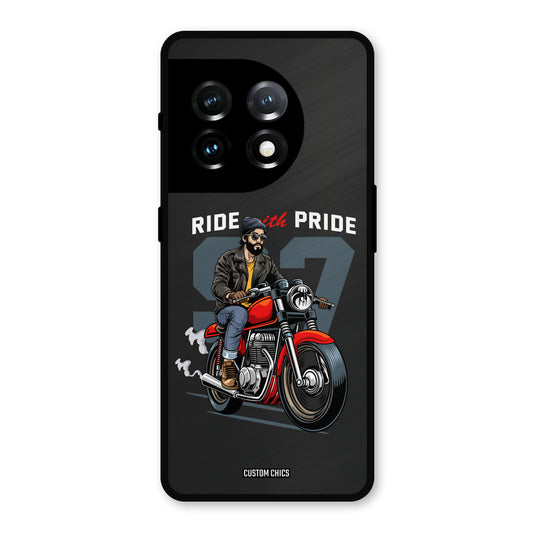 Ride With Pride OnePlus 11 Mobile Back Cover - Car&Bike PrintShield Case