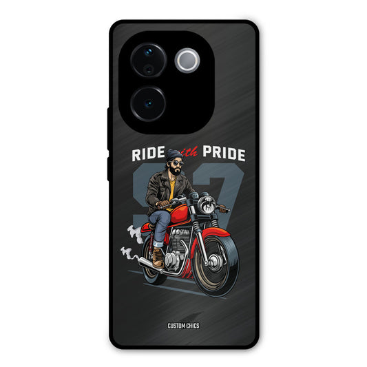 Ride With Pride iQOO Z9s Pro Mobile Back Cover - Car&Bike PrintShield Case