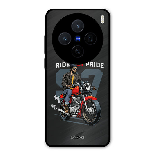 Ride With Pride Vivo X200 Mobile Back Cover - Car&Bike PrintShield Case