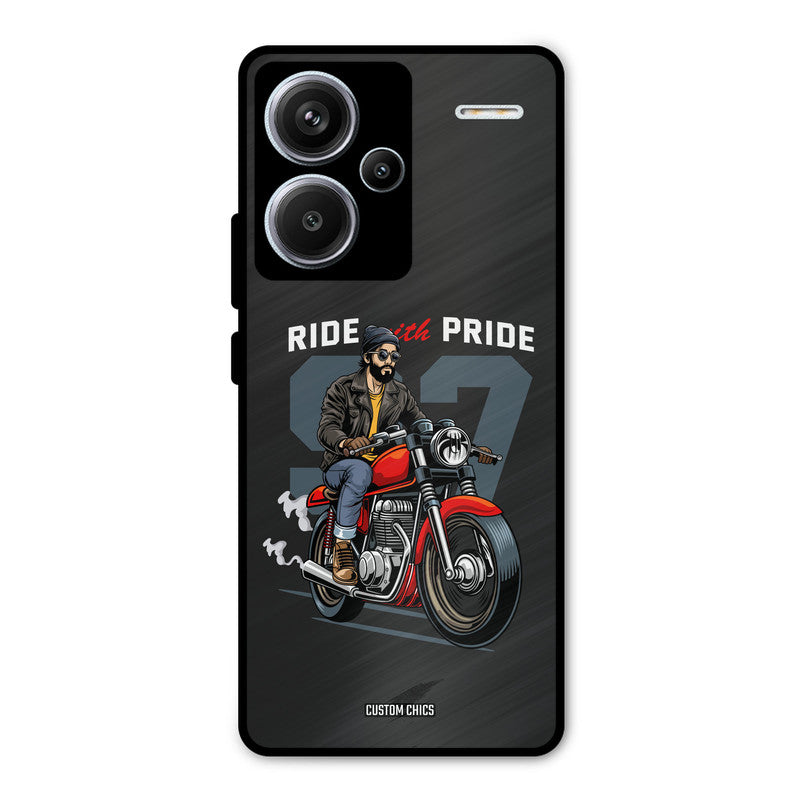 Ride With Pride Redmi Note 13 Pro Plus Mobile Back Cover - Car&Bike PrintShield Case