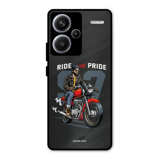 Ride With Pride Redmi Note 13 Pro Plus Mobile Back Cover - Car&Bike PrintShield Case