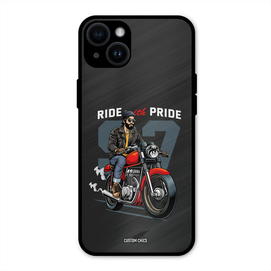 Ride With Pride iPhone 14 Plus Mobile Back Cover - Car&Bike PrintShield Case