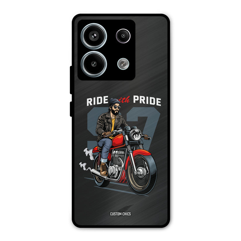 Ride With Pride Redmi Note 13 Pro 5G Mobile Back Cover - Car&Bike PrintShield Case