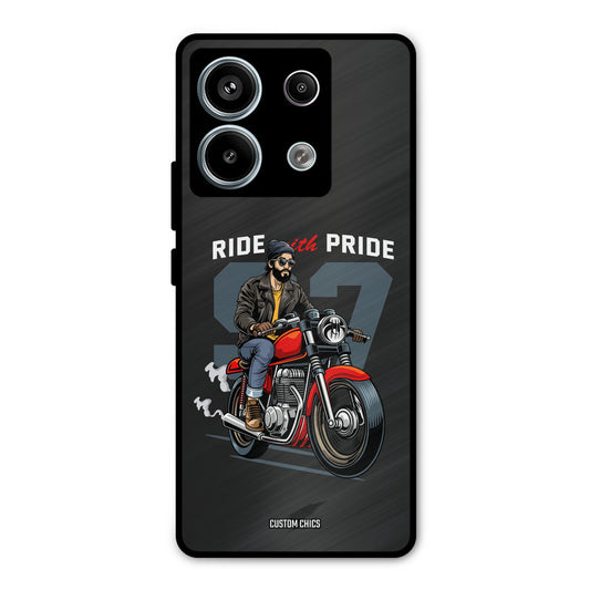 Ride With Pride Redmi Note 13 Pro 5G Mobile Back Cover - Car&Bike PrintShield Case