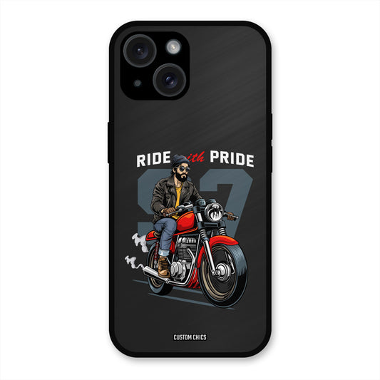 Ride With Pride iPhone 15 Mobile Back Cover - Car&Bike PrintShield Case