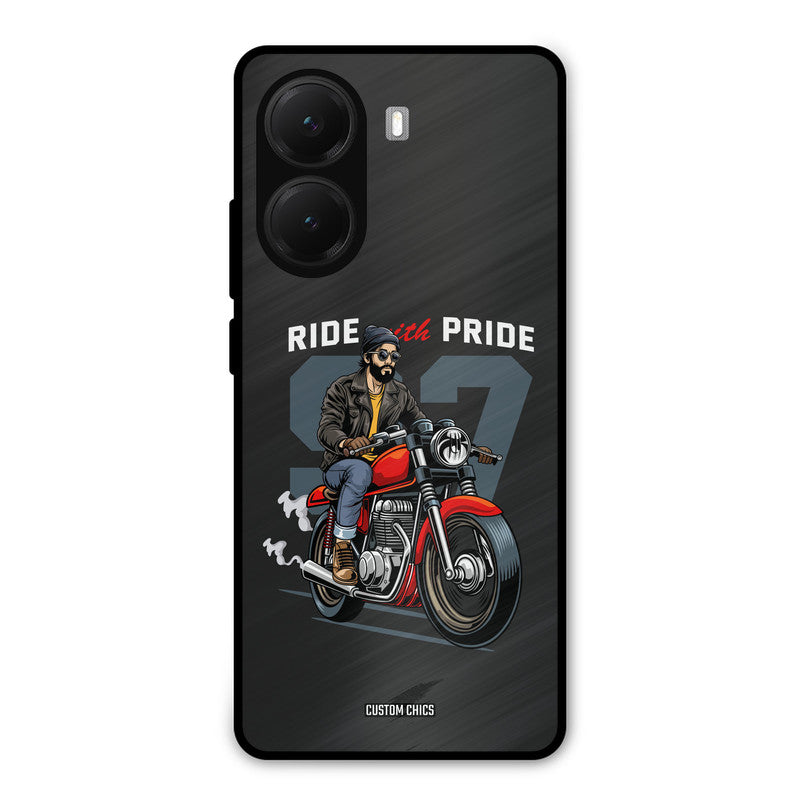 Ride With Pride Poco X7 Pro Mobile Back Cover - Car&Bike PrintShield Case