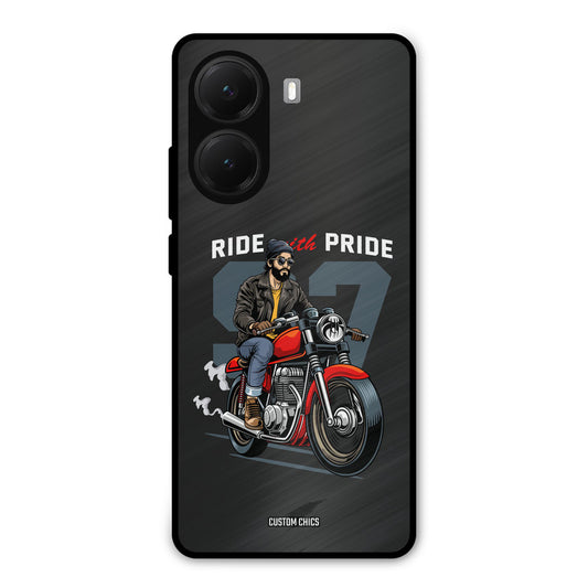 Ride With Pride Poco X7 Pro Mobile Back Cover - Car&Bike PrintShield Case