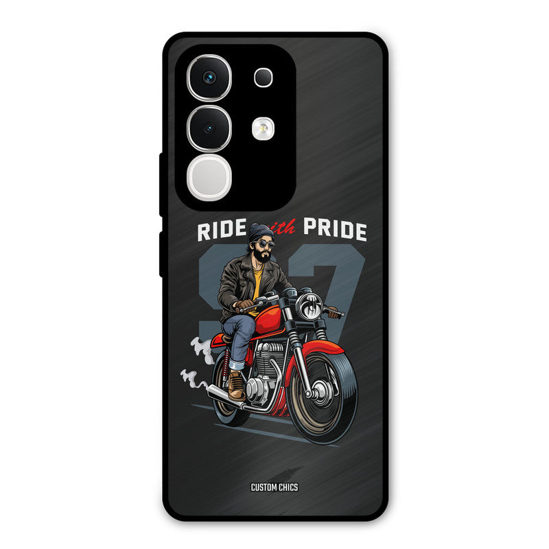Ride With Pride Vivo T4x Mobile Back Cover - Car&Bike PrintShield Case