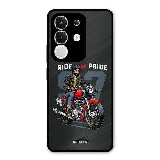 Ride With Pride Vivo T4x Mobile Back Cover - Car&Bike PrintShield Case