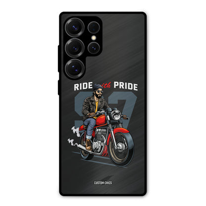 Ride With Pride Samsung Galaxy S25 Ultra Mobile Back Cover - Car&Bike PrintShield Case