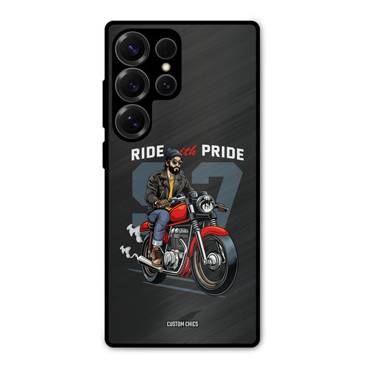 Ride With Pride Samsung Galaxy S25 Ultra Mobile Back Cover - Car&Bike PrintShield Case