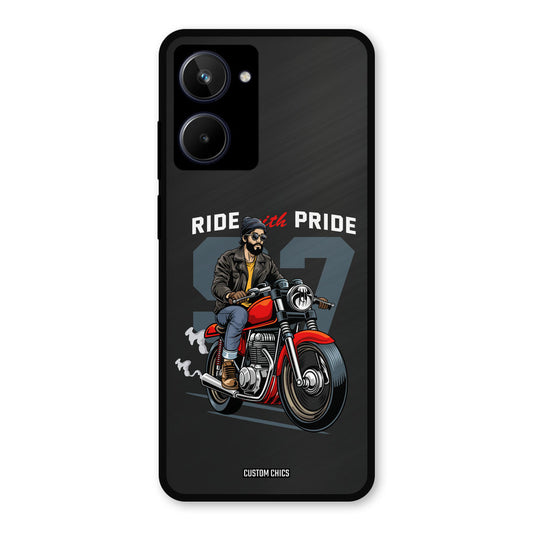 Ride With Pride Realme 10 Mobile Back Cover - Car&Bike PrintShield Case
