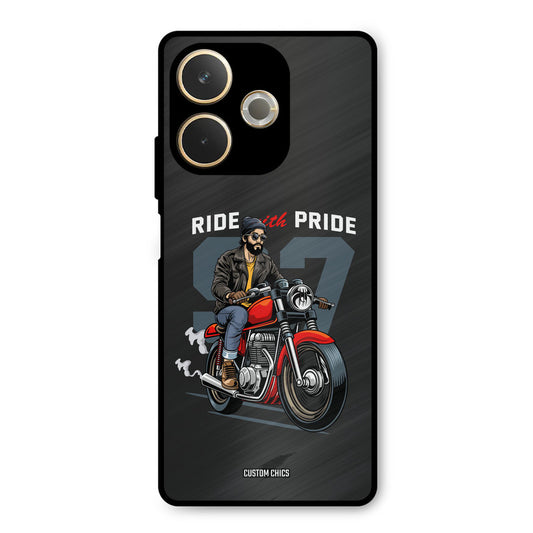 Ride With Pride Oppo A5 Pro Mobile Back Cover - Car&Bike PrintShield Case